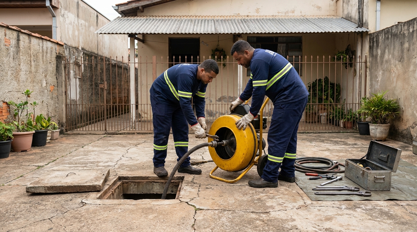 Desentupimento de esgoto perto de mim em Suzano‑SP