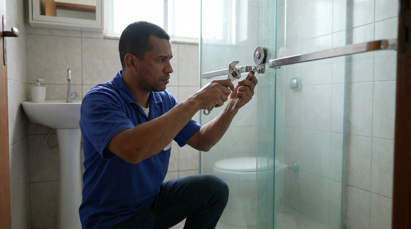 Manutenção de box de vidro em Suzano‑SP